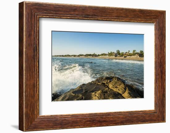 Poneloya Beach, a Popular Little Pacific Coast Surf Resort, West of the Northern City of Leon-Rob Francis-Framed Photographic Print