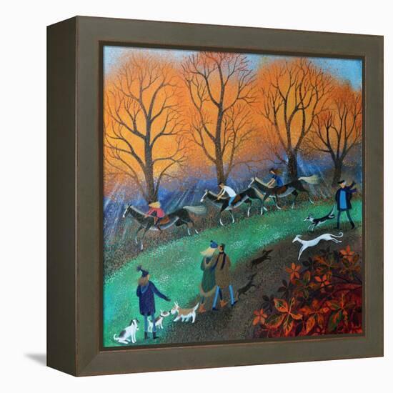 Ponies on the Common, 2017-Lisa Graa Jensen-Framed Premier Image Canvas