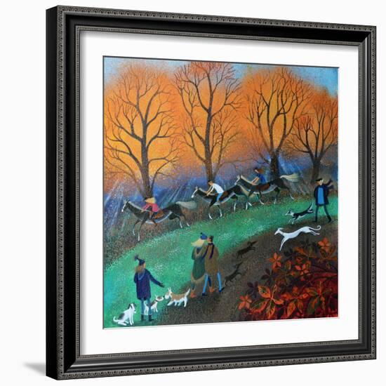 Ponies on the Common, 2017-Lisa Graa Jensen-Framed Giclee Print