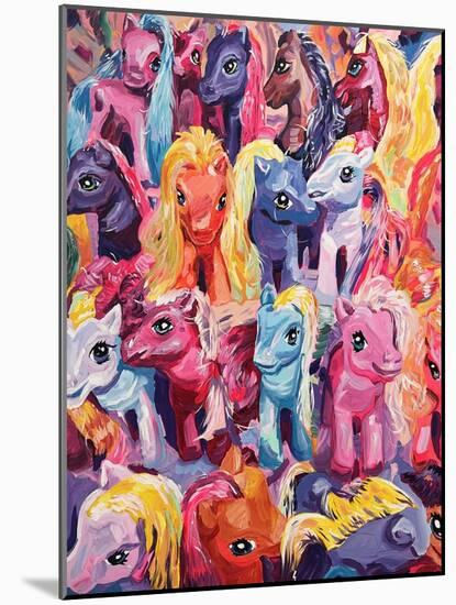 Ponies-Key and Sea Creative-Mounted Giclee Print