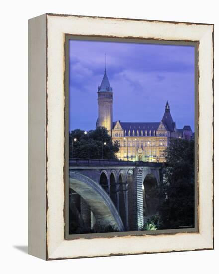 Pont Adolpe, State Savings Bank, Luxembourg-Rex Butcher-Framed Premier Image Canvas
