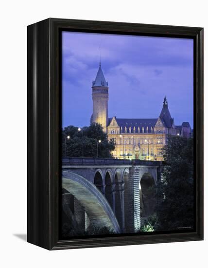 Pont Adolpe, State Savings Bank, Luxembourg-Rex Butcher-Framed Premier Image Canvas