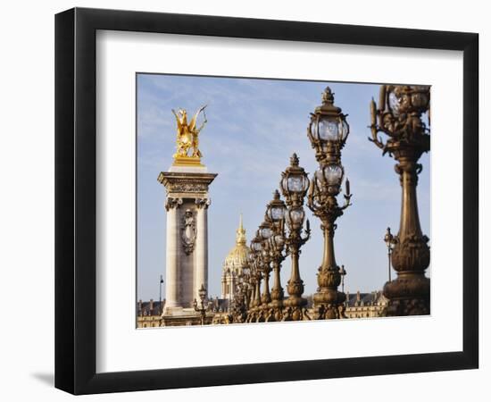 Pont Alexandre-III and Dome des Invalides-Rudy Sulgan-Framed Photographic Print