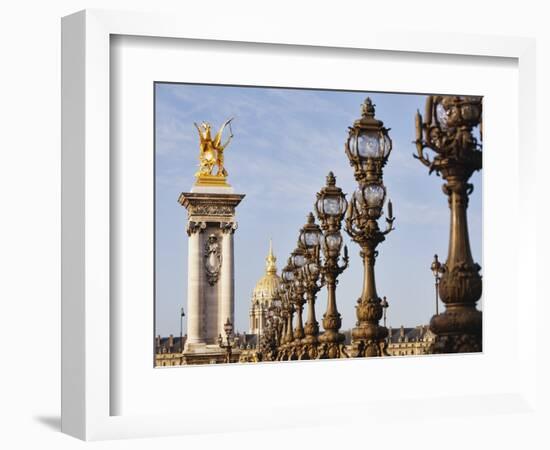 Pont Alexandre-III and Dome des Invalides-Rudy Sulgan-Framed Photographic Print