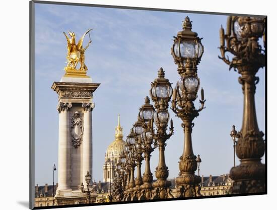 Pont Alexandre-III and Dome des Invalides-Rudy Sulgan-Mounted Photographic Print