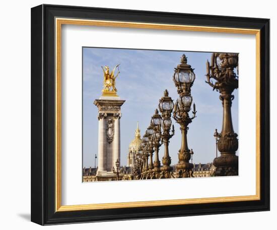 Pont Alexandre-III and Dome des Invalides-Rudy Sulgan-Framed Photographic Print