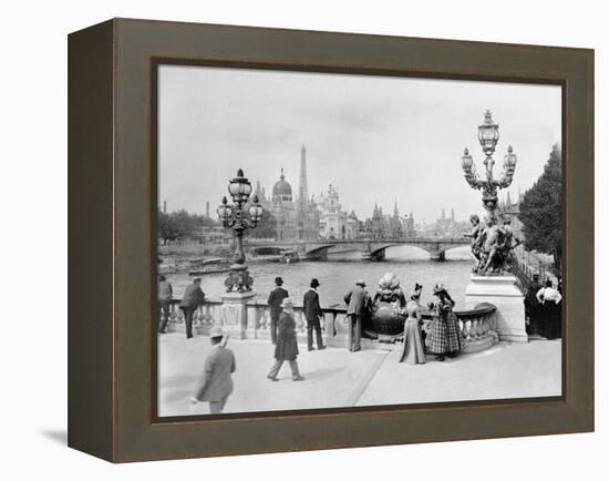 Pont Alexandre III - Exposition Universelle de Paris En 1900-French Photographer-Framed Premier Image Canvas