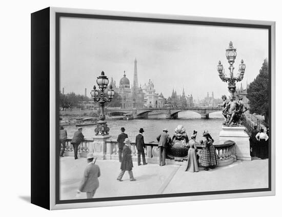 Pont Alexandre III - Exposition Universelle de Paris En 1900-French Photographer-Framed Premier Image Canvas