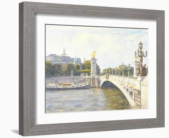 Pont Alexandre III, Paris-Julian Barrow-Framed Giclee Print