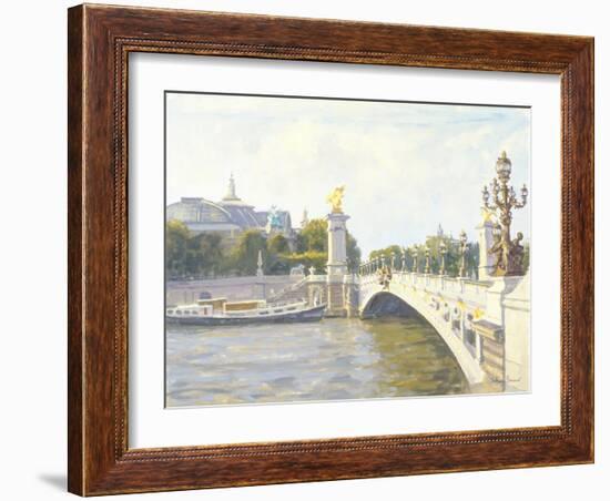 Pont Alexandre III, Paris-Julian Barrow-Framed Giclee Print