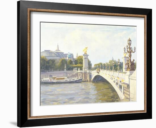 Pont Alexandre III, Paris-Julian Barrow-Framed Giclee Print