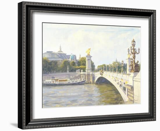 Pont Alexandre III, Paris-Julian Barrow-Framed Giclee Print