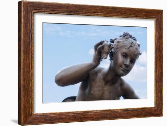 Pont Alexandre III Statue I-Cora Niele-Framed Giclee Print