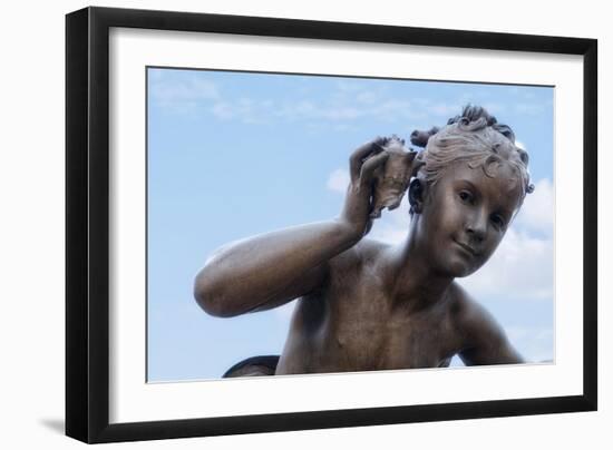 Pont Alexandre III Statue I-Cora Niele-Framed Giclee Print