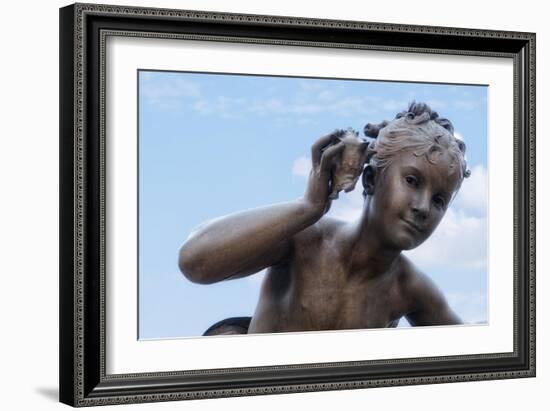 Pont Alexandre III Statue I-Cora Niele-Framed Giclee Print