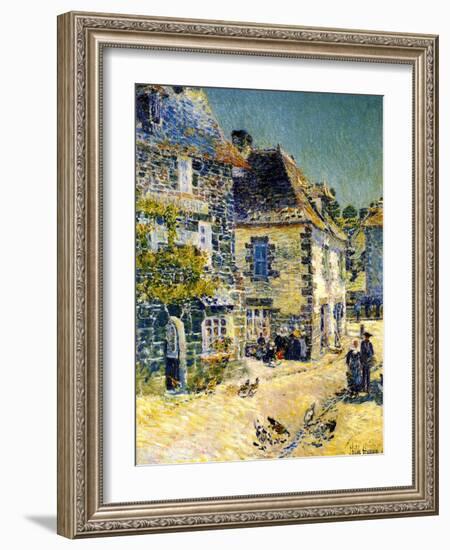 Pont Aven, Brittany, 1897-Childe Hassam-Framed Giclee Print