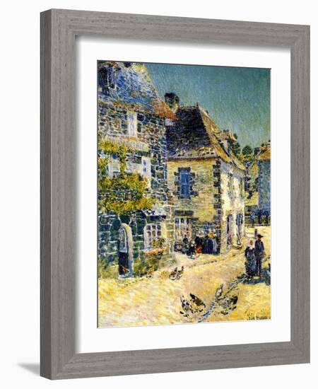 Pont Aven, Brittany, 1897-Childe Hassam-Framed Giclee Print