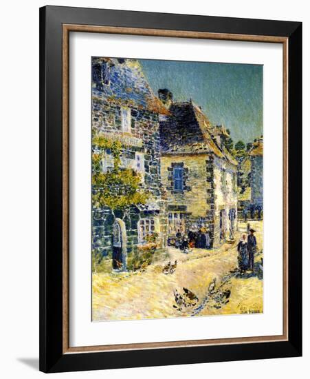 Pont Aven, Brittany, 1897-Childe Hassam-Framed Giclee Print