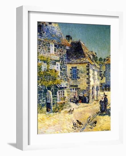 Pont Aven, Brittany, 1897-Childe Hassam-Framed Giclee Print