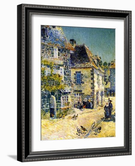 Pont Aven, Brittany, 1897-Childe Hassam-Framed Giclee Print