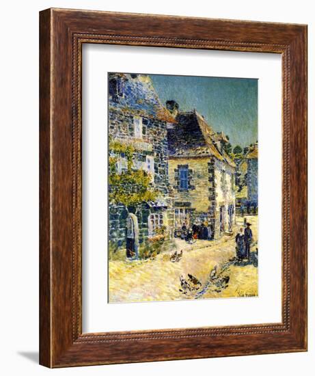 Pont Aven, Brittany, 1897-Childe Hassam-Framed Giclee Print