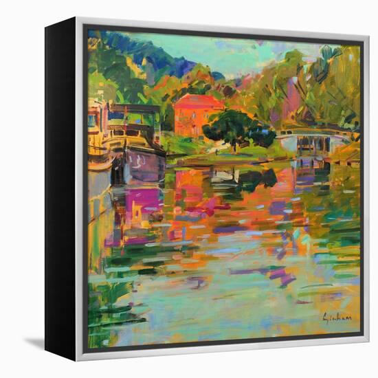 Pont d'Ouche, Burgundy-Peter Graham-Framed Premier Image Canvas