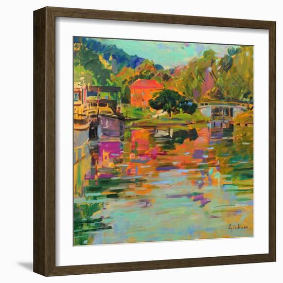 Pont d'Ouche, Burgundy-Peter Graham-Framed Giclee Print