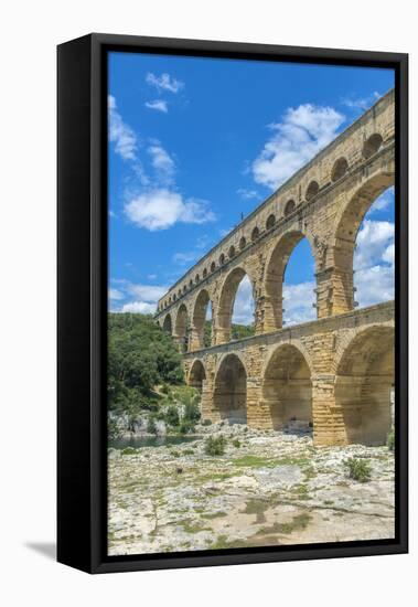 Pont du Gard, France-Jim Engelbrecht-Framed Premier Image Canvas