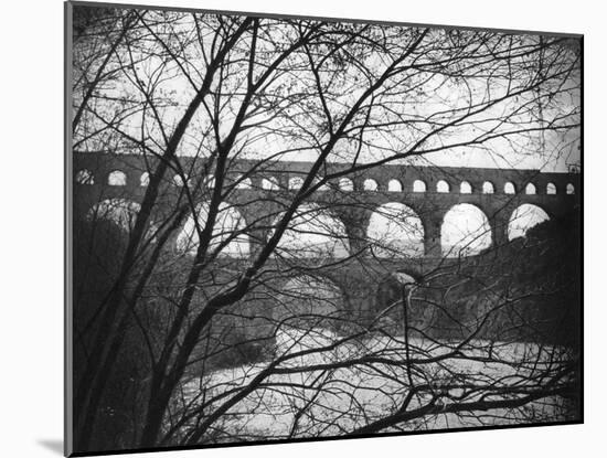 Pont Du Gard, Provence, France, 1937-Martin Hurlimann-Mounted Giclee Print