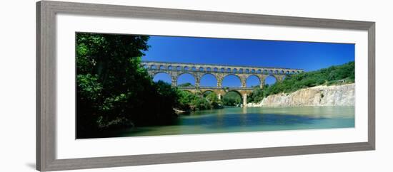 Pont Du Gard Roman Aqueduct Provence France-null-Framed Photographic Print