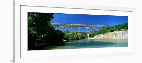 Pont Du Gard Roman Aqueduct Provence France-null-Framed Photographic Print