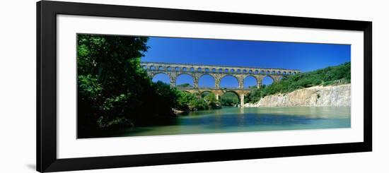 Pont Du Gard Roman Aqueduct Provence France-null-Framed Photographic Print