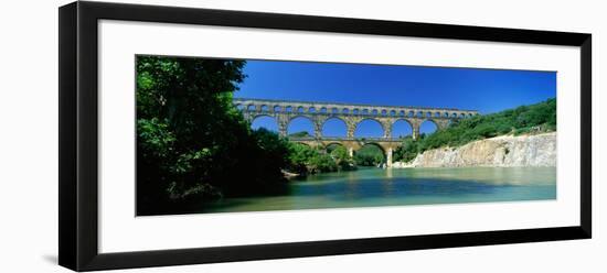 Pont Du Gard Roman Aqueduct Provence France-null-Framed Photographic Print