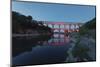 Pont Du Gard, Roman Aqueduct, River Gard, Languedoc-Roussillon, Southern France, France-Markus Lange-Mounted Photographic Print