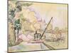 Pont Du Louvre, 1928 (Watercolour on Paper)-Paul Signac-Mounted Giclee Print