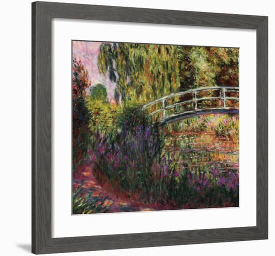 Pont Japonais-Bassin aux Nympheas-Claude Monet-Framed Art Print