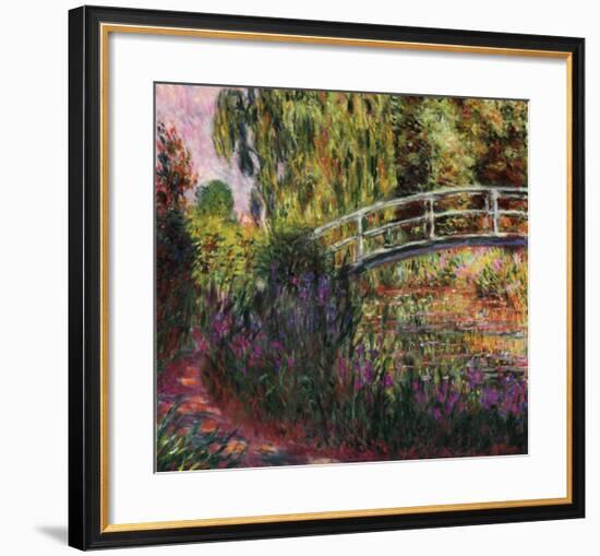 Pont Japonais-Bassin aux Nympheas-Claude Monet-Framed Art Print