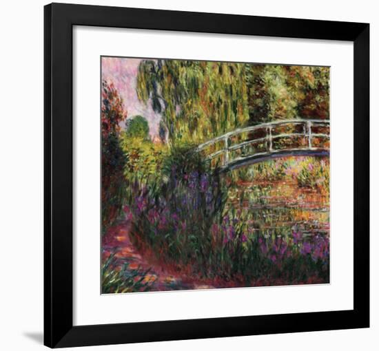 Pont Japonais-Bassin aux Nympheas-Claude Monet-Framed Art Print