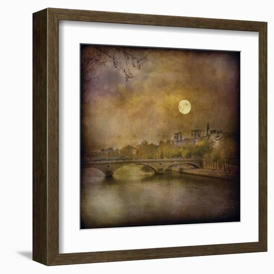 Pont Louis Phillipe-Dawne Polis-Framed Art Print