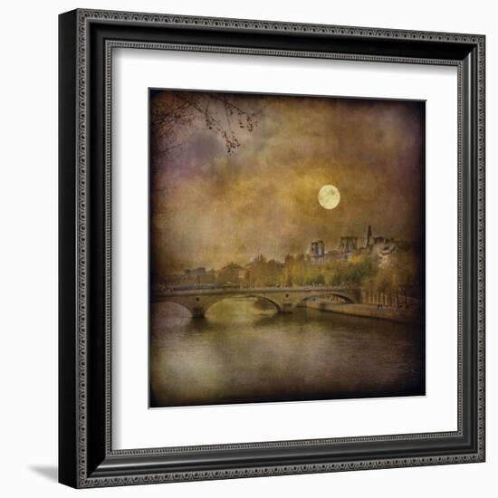 Pont Louis Phillipe-Dawne Polis-Framed Art Print