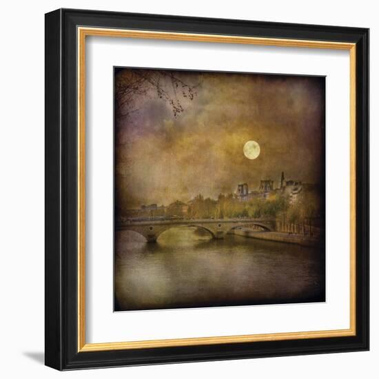 Pont Louis Phillipe-Dawne Polis-Framed Art Print