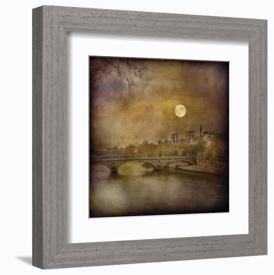 Pont Louis Phillipe-Dawne Polis-Framed Art Print