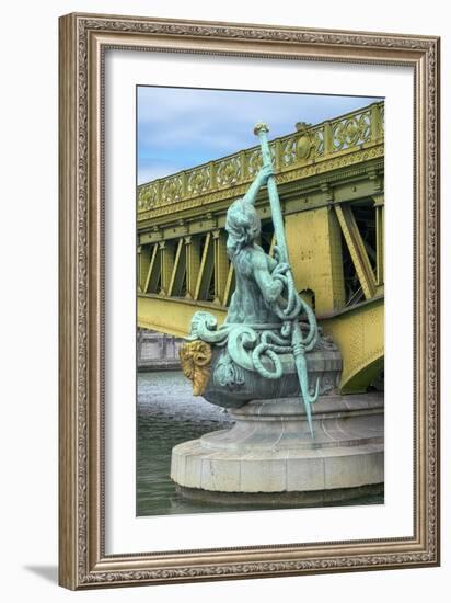 Pont Mirabeau Detail-Cora Niele-Framed Giclee Print