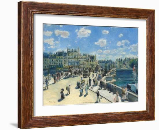 Pont-Neuf, 1872-Pierre-Auguste Renoir-Framed Art Print