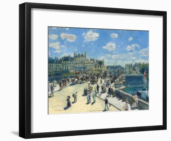 Pont-Neuf, 1872-Pierre-Auguste Renoir-Framed Art Print