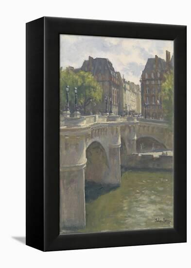 Pont Neuf, 2010-Julian Barrow-Framed Premier Image Canvas