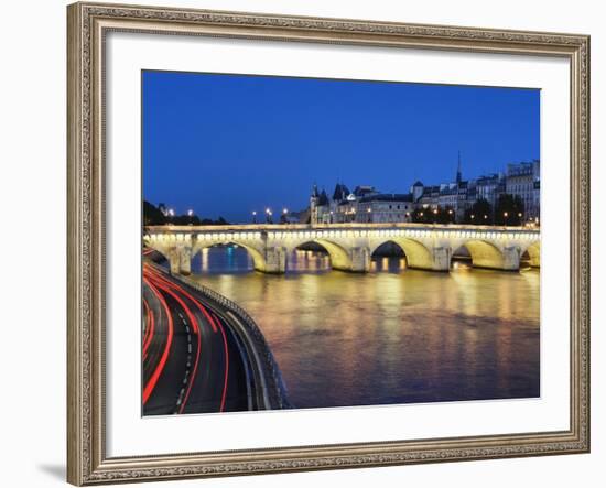 Pont Neuf at twilight-Rudy Sulgan-Framed Photographic Print