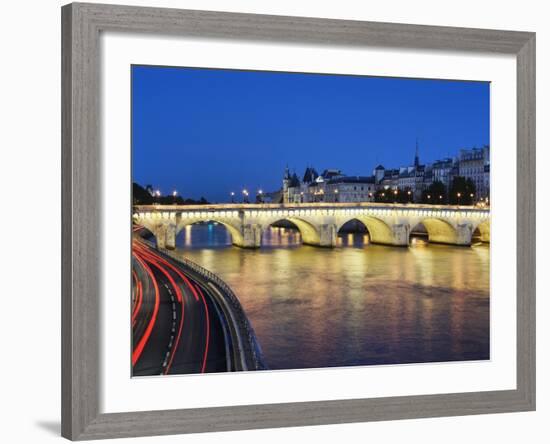 Pont Neuf at twilight-Rudy Sulgan-Framed Photographic Print