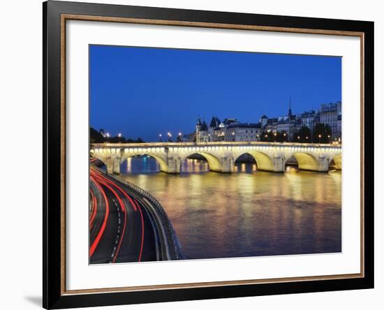 Pont Neuf at twilight-Rudy Sulgan-Framed Photographic Print