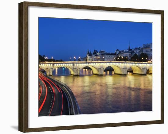 Pont Neuf at twilight-Rudy Sulgan-Framed Photographic Print